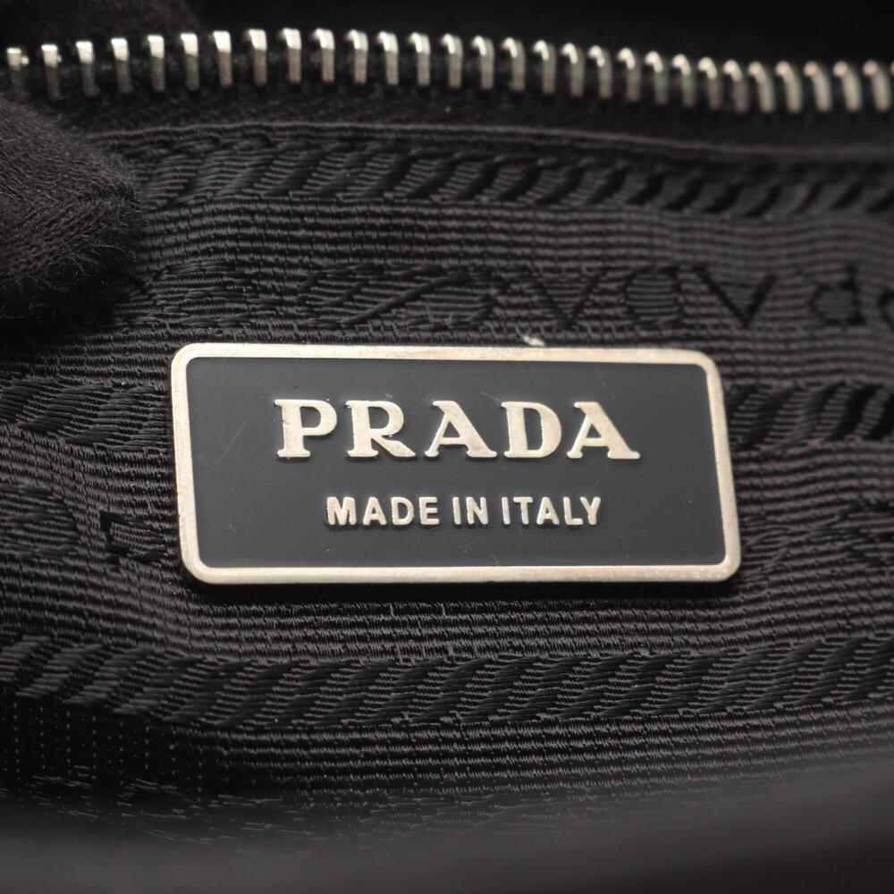 PRADA Black Leather Shoulder Bag - Picture 4 of 13